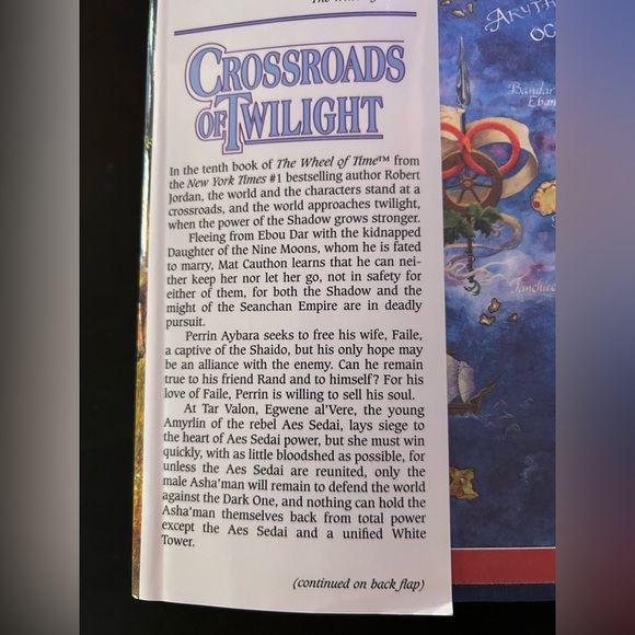 Crossroads of Twilight Book Ten of 'the Wheel of Time'by Robert Jordan Hardcover - Picture 5 of 9